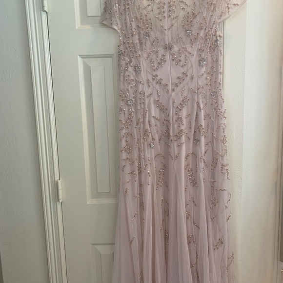 COPY - Mother of the bride/groom Adrianna Papell blush gown size 16 - Picture 2 of 4